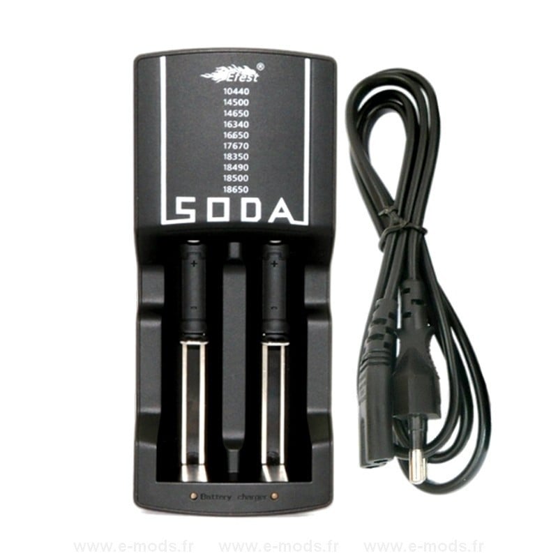 Chargeur double Accus SODA - Efest