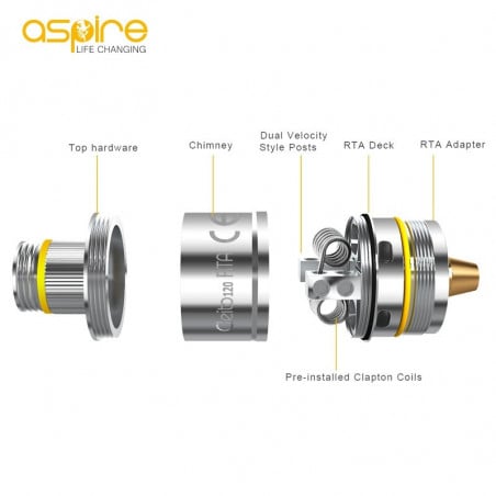 Base Cleito 120 RTA - Aspire