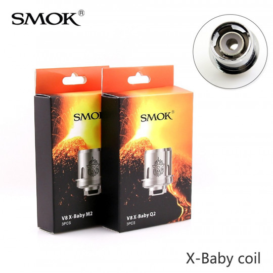 Verdampferköpfe TFV8 X-Baby - Smok | 3er Pack