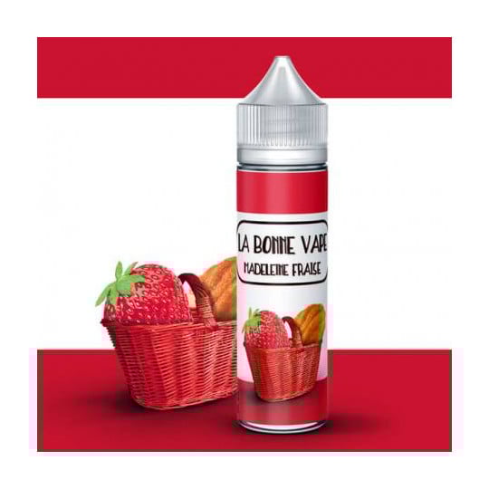 Madeleine Fraise - Shortfill Format - La bonne vape | 50ml Madeleine Fraise - Shortfill Format - La bonne vape | 50ml
