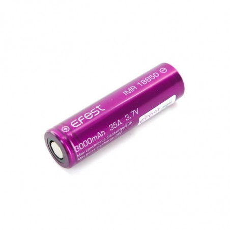 Accu 18650 IMR - 3000 mAh - 35A - Flat Top - Efest