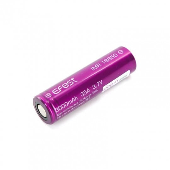 Accu 18650 IMR - 3000 mAh - 35A - Flat Top - Efest