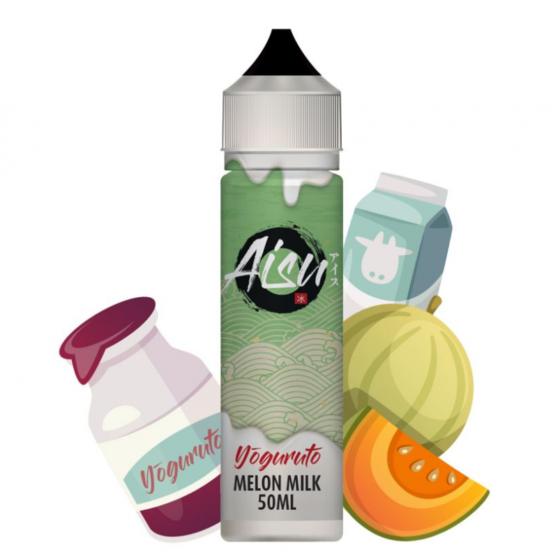E-liquide Melon Milk (melon frais, yaourt) - Aisu Yoguruto 50 ml