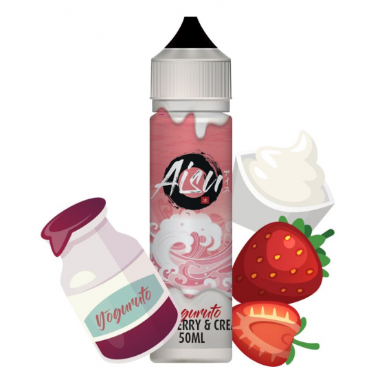 Strawberry & Cream - Shortfill Format - Aisu Yoguruto by Zap! Juice | 50ml