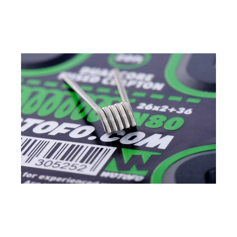 Coils Dual Core Fused Clapton 0.28 ohm - Wotofo | 10er-Pack