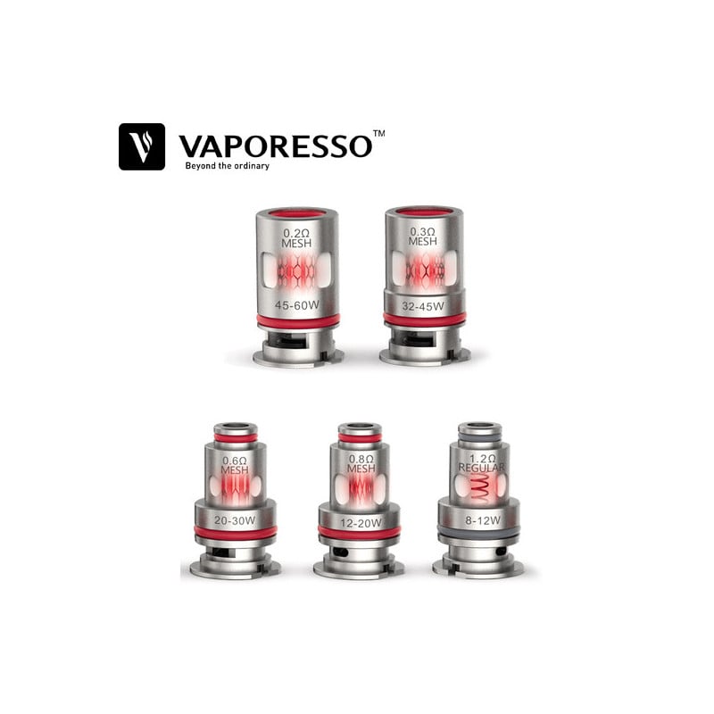 Verdampferköpfe GTX - Vaporesso | 5er-Pack