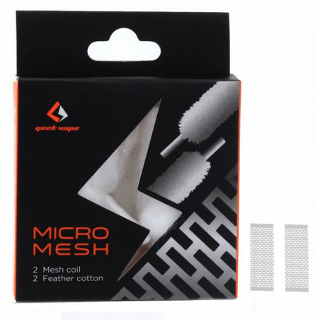 Micro Mesh RTA Zeus X + coton - Geek Vape | Pack x2