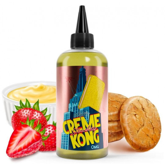 Strawberry - Shortfill Format - Creme Kong by Joe's Juice | 200ml Strawberry - Shortfill Format - Creme Kong by Joe's Juice | 200ml
