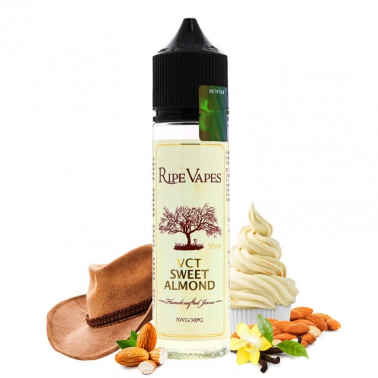 VCT Sweet Almond - Shortfill Format - Ripe Vapes | 50ml