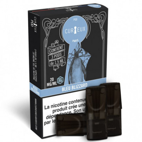 Pod Cartridges Bleu Blizzard for Curieux Pod  - Curieux | 1.5ml x 3