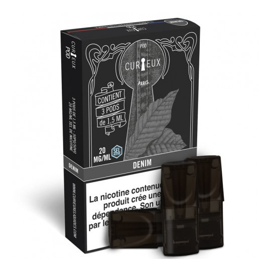 Pod Cartridges Denim for Curieux Pod  - Curieux | 1.5ml x 3