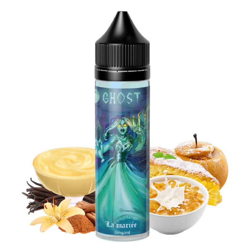 E-Liquid Die Braut (Apfelkuchen, Custard, Zimt, Müsli) - Ghost 50 ml