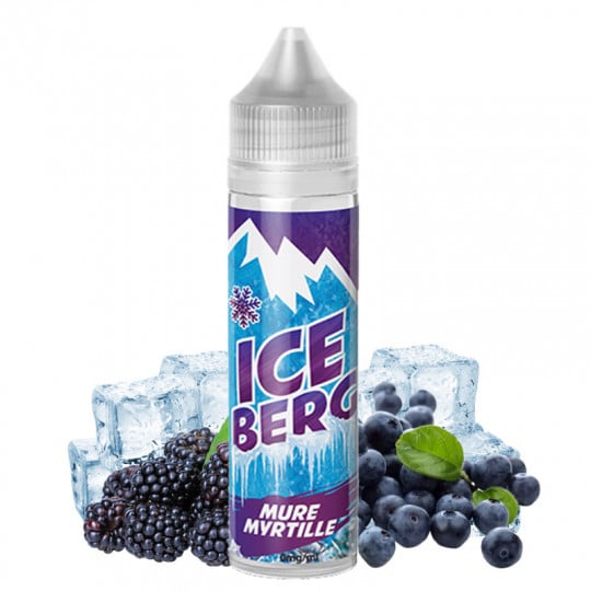 Eliquid Blackberry Blueberry - Shortfill format - Iceberg by O'Jlab | 50ml