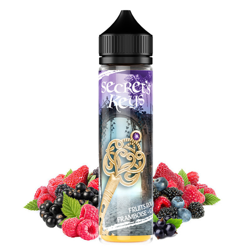E-Liquid Purple Key (Erdbeere, Himbeere, Brombeere, Joannsbeere, Heidelbeere) - Secret's Keys by Secret's Lab - 50 ml