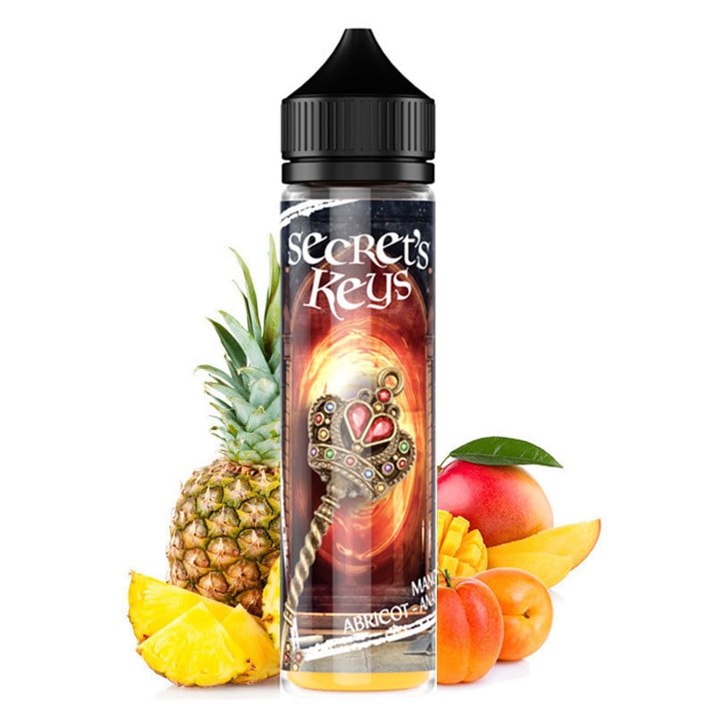 E-Liquid Rainbow Key (Aprikose, Ananas, Mango) - Secret's Keys by Secret's Lab - 50 ml