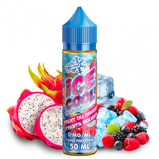 Fruits du dragon & Fruits rouges - Shortfill format - Ice Cool by LiquidArom | 50ml