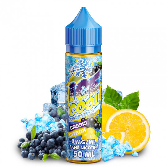 Blackcurrant Lemon - Shortfill format - Ice Cool by LiquidArom | 50ml