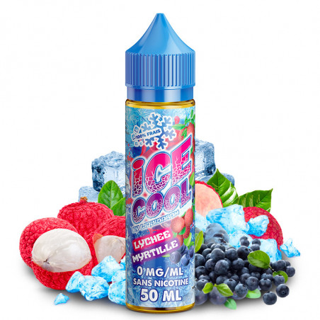 Lychee Myrtille - Shortfill format - Ice Cool by LiquidArom | 50ml