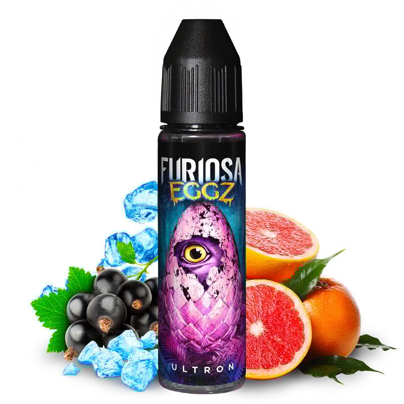 E-liquid Ultron (blackcurrant, grapefruit) - Eggz 50 ml