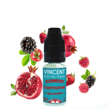 Convoitise ( Rote Früchte, Granatapfel) - Natürliches Aroma Vincent dans les Vapes | 10 ml