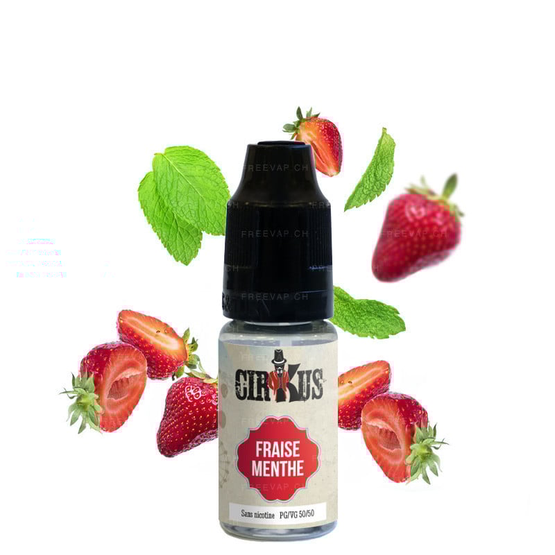 E-liquide Cirkus Fraise Menthe format 10 ml