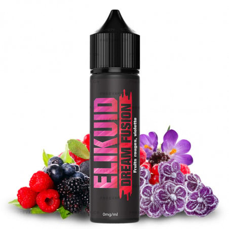 Dream Fusion (Rote Früchte & Veilchen) - Shortfill Format - Elikuid by O'Jlab | 50ml