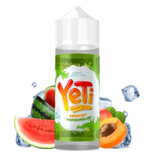 Apricot Watermelon - Shortfill format - Ice Cold by Yéti | 100ml Apricot Watermelon - Shortfill format - Ice Cold by Yéti | 100ml
