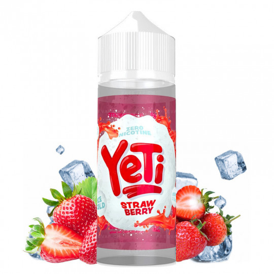 Strawberry - Shortfill format - Ice Cold by Yéti | 100ml