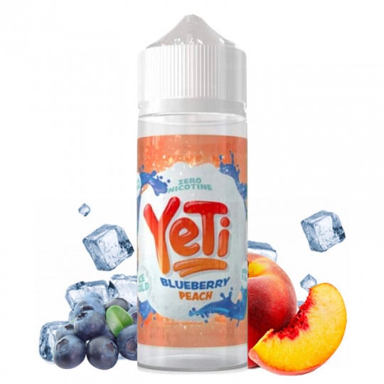 Blueberry Peach - Shortfill Format - Ice Cold by Yéti | 100ml