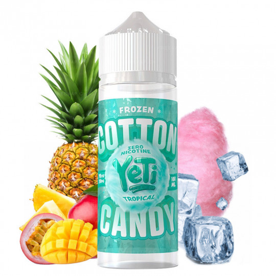 Tropical - Shortfill format - Cotton Candy Frozen by Yéti | 100ml