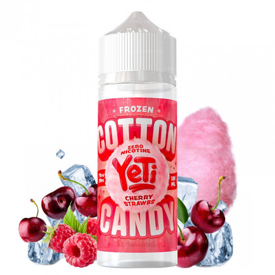 Cherry Strawbs - Shortfill Format - Cotton Candy Frozen by Yéti | 100ml