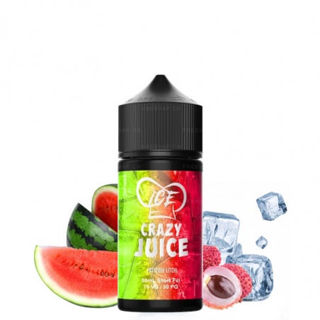 Watermelon Lychee - Shortfill format - Ice Crazy Juice by Mukk Mukk | 50ml