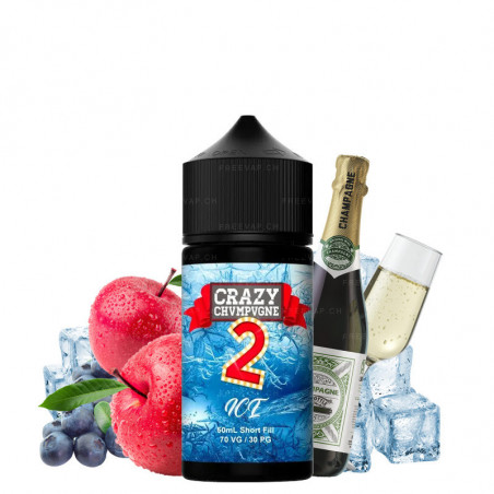 Crazy Chvmpvgne Ice V2 - Shortfill format - Crazy Chvmpvgne by Mukk Mukk | 50ml