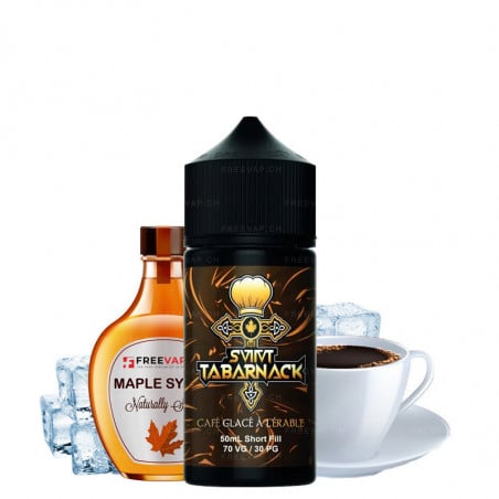 Iced Coffee Maple Syrup - Shortfill format - Svint Tabarnack by Mukk Mukk | 50ml