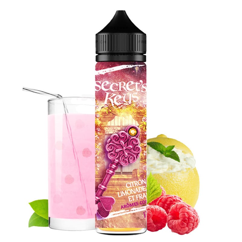 E-Liquid Pink Key (Zitrone, Limonade, Himbeere) - Secret's Keys by Secret's Lab - 50 ml