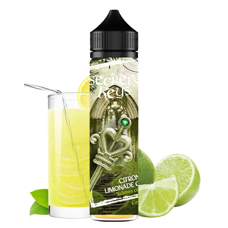 E-Liquid Green Key (Limonade, Zitrone, Limette) - Secret's Keys by Secret's Lab - 50 ml
