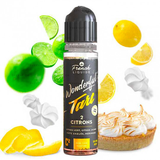 2 Citrons - Wonderful Tart By Le French Liquide | 60ml avec nicotine