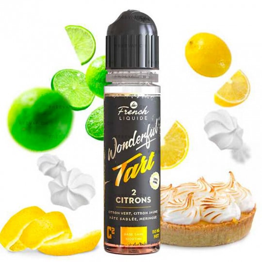 2 Citrons - Wonderful Tart By Le French Liquide | 60ml avec nicotine