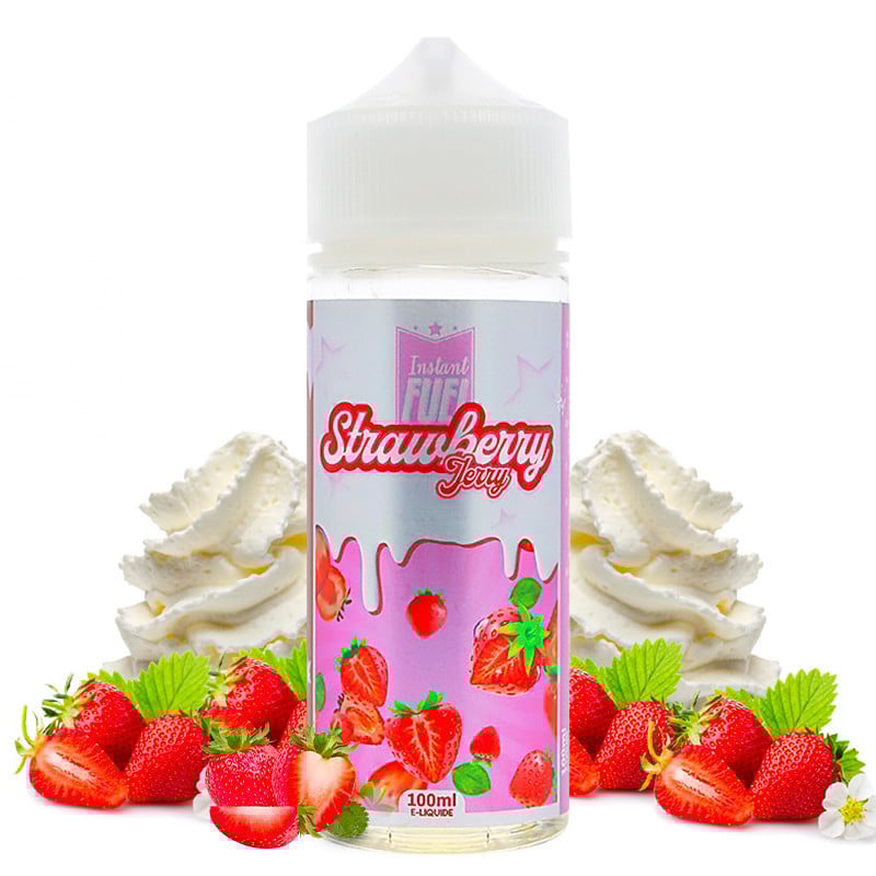 E-liquide Strawberry Jerry (crème, fraise) - Instant Fuel 100 ml