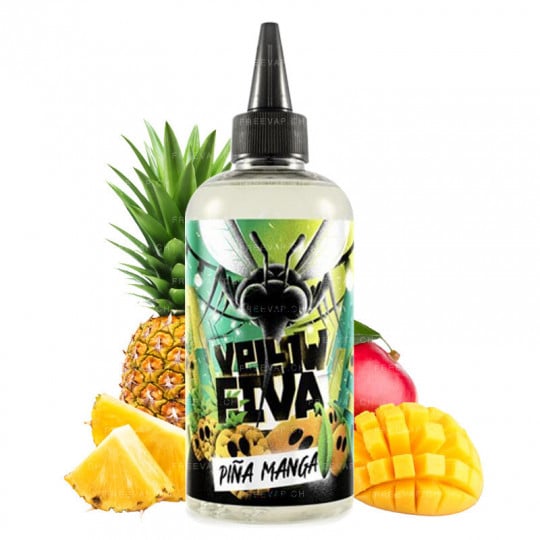 Piña Manga - Shortfill-Format - Yellow Fiva by Joe's Juice | 200 ml Piña Manga - Shortfill-Format - Yellow Fiva by Joe's Juice | 200 ml