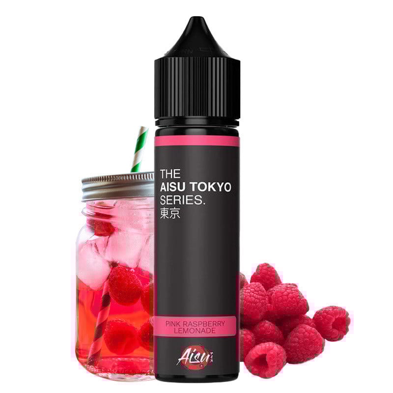 E-liquide Pink Raspberry Lemonade (limonade rose et framboises) - Aisu Tokyo Series 50 ml