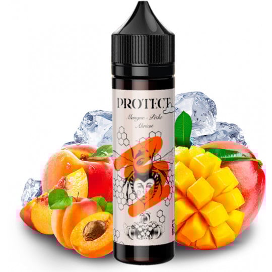 Mangue Pêche Abricot - Shortfill format - Protect | 50ml Mangue Pêche Abricot - Shortfill format - Protect | 50ml