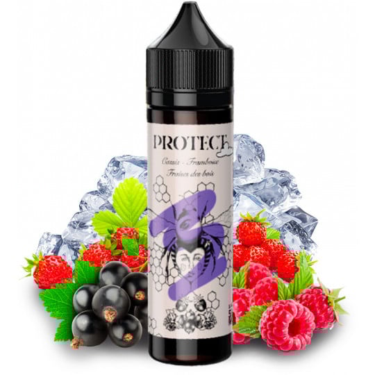 E-liquid Blackcurrant Wild Strawberries - Shortfill format - Protect | 50ml