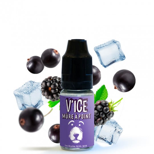 Mûre à Point (Cassis, Heidelbeere, Brombeere & Ice) - V'ICE - VDLV | 10ml