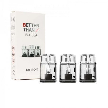 Cartridges Better Than - Justfog | Pack x3