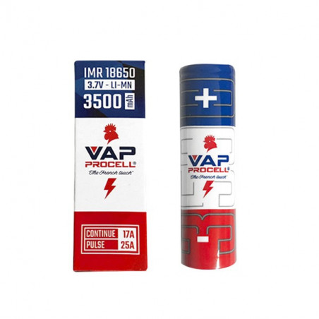 IMR 18650 3500mAh Battery - Vap Procell