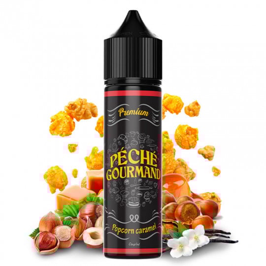 Popcorn Caramel - Shortfill Format - Péché gourmand by O-Jlab | 50ml Popcorn Caramel - Shortfill Format - Péché gourmand by O-Jlab | 50ml