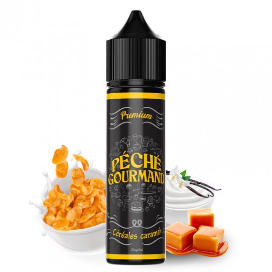 Céréales Caramel - Shortfill Format - Péché gourmand by O-Jlab | 50ml