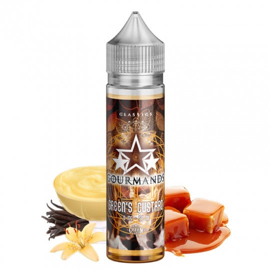 Green's Custard - Shortfill format - Classics by Green Vapes | 50ml Green's Custard - Shortfill format - Classics by Green Vapes | 50ml