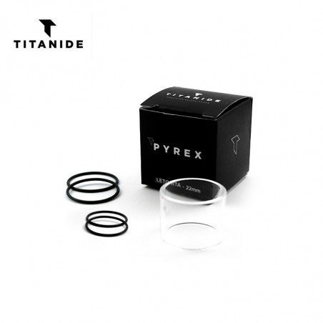 Pyrex-Tank Leto RTA 22 MTL - Titanide | 3 ml